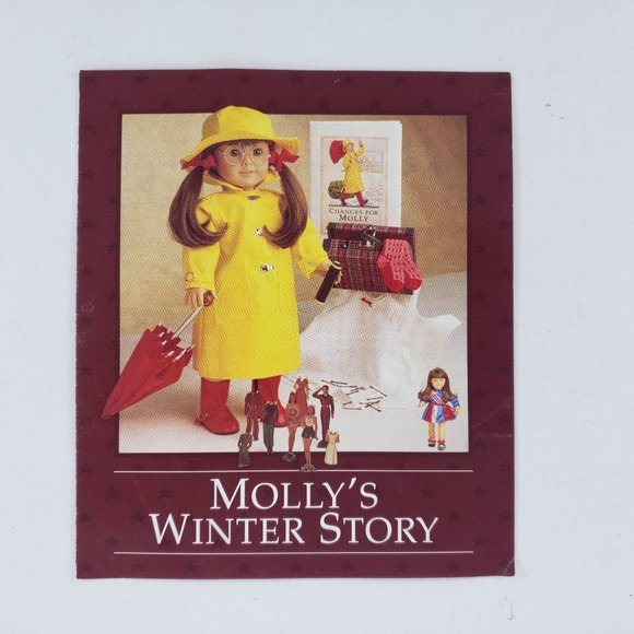 American Girl Molly's Winter Story Pamphlet Pleasant Company Vintage 1991 - Picture 1 of 2